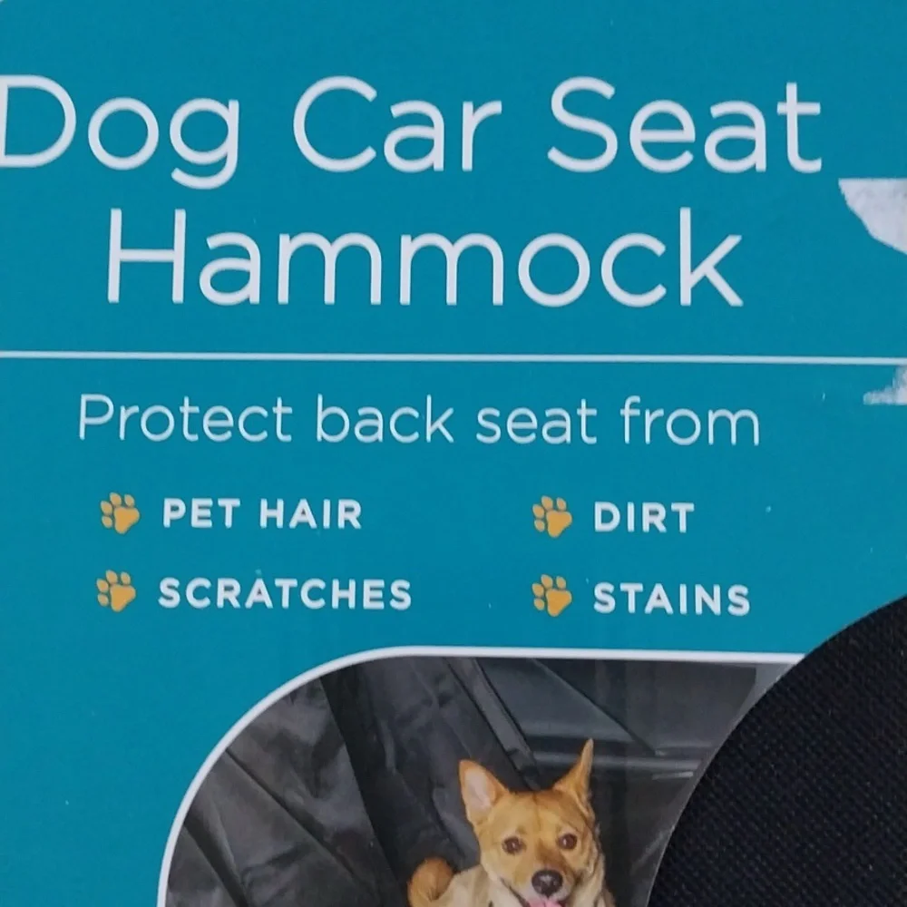Paws First Dog Car Seat Hammock NEW